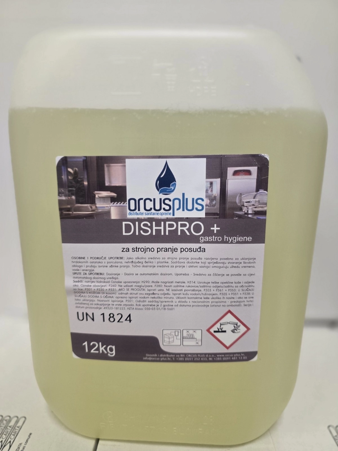 Tekuće sredstvo za strojno pranje posuđa DishPro+ 12kg