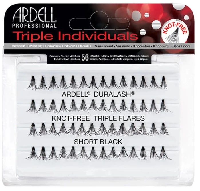 ARDELL pojedinačne trepavice bez čvorića – Triple Flare Short, 65694